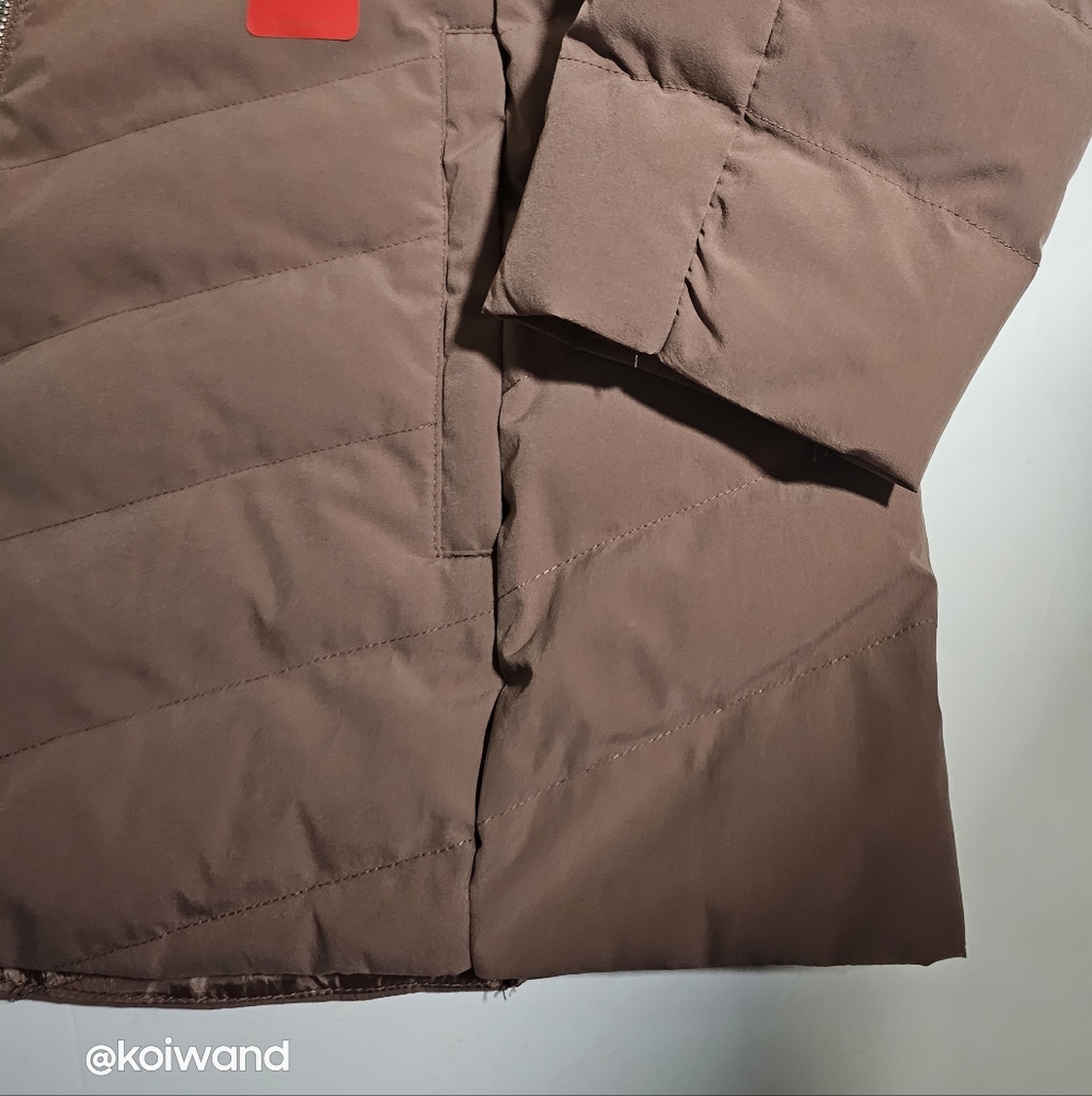 NWT 32° Degrees Heat Womens Cognac Puffer Size M - Picture 6 of 13